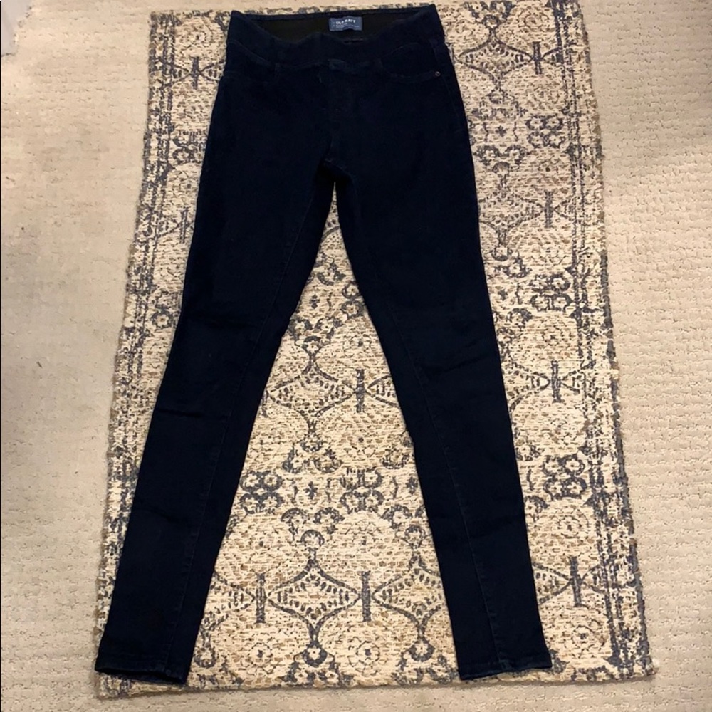 Old navy dark jean jeggings
